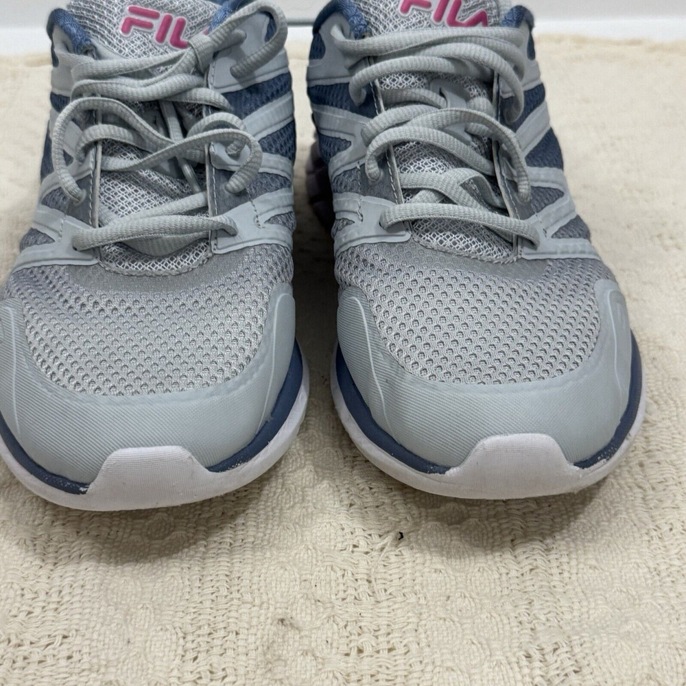 Fila Memory Women’s Blue Mesh Athletic Running Shoe Size 10 Walking Yoga Casual - Picture 2 of 16